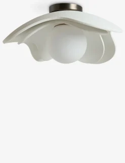 Soft Petal Flush Mount Light by Lolly Lolly Ceramics