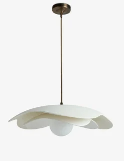 Soft Petal Pendant Light by Lolly Lolly Ceramics
