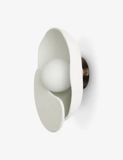 Soft Petal Sconce by Lolly Lolly Ceramics