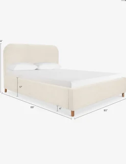 Solene Platform Bed