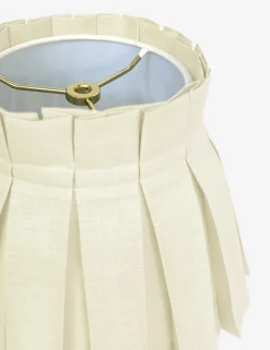 Solid Classic Box Pleat Lampshade by Cielle Home