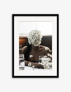 Southern Woman in White Dogwoods Photography Print by Ashley Johnson