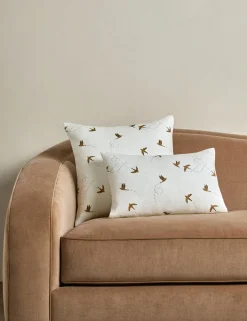 Sparrow Linen Pillow by Rylee + Cru