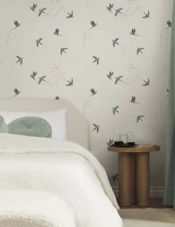 Sparrow Wallpaper by Rylee + Cru