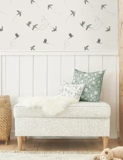 Sparrow Wallpaper by Rylee + Cru