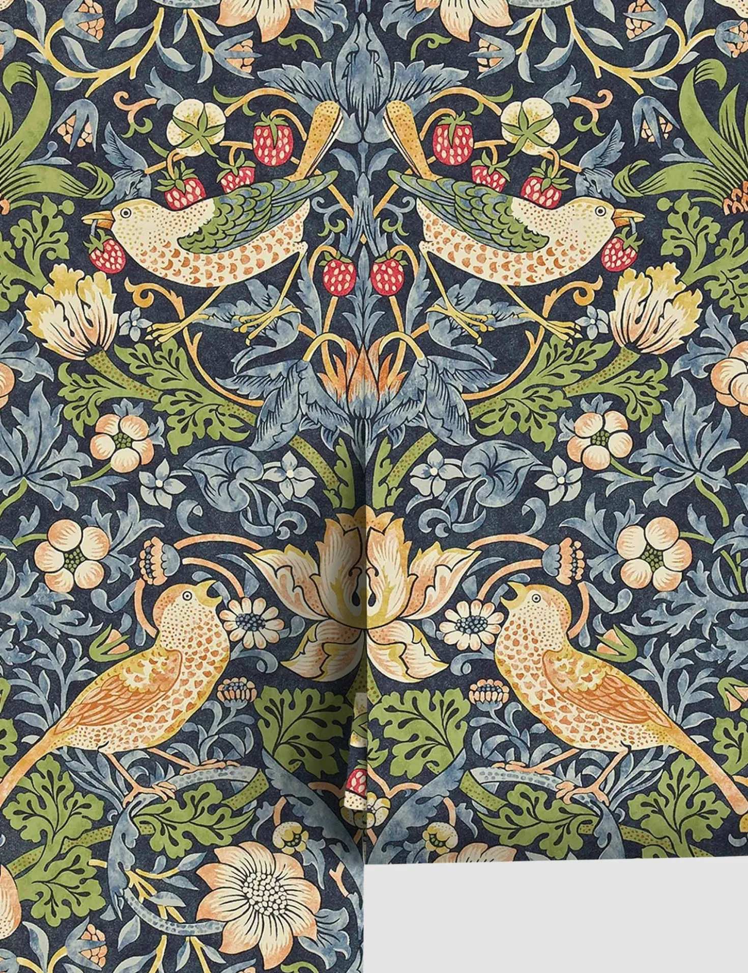 Strawberry Thief Wallpaper by Morris & Co.