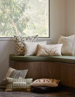 Striations Silk Pillow by Élan Byrd