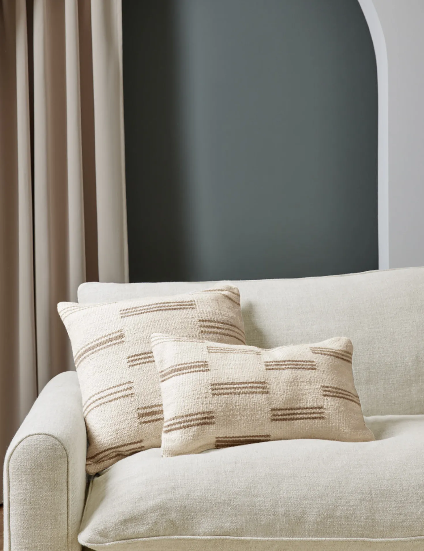 Stripe Break Pillow by Sarah Sherman Samuel