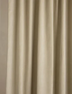 Striped Velvet Curtain Panel by Sarah Sherman Samuel
