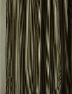 Striped Velvet Curtain Panel by Sarah Sherman Samuel