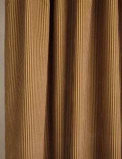 Striped Velvet Curtain Panel by Sarah Sherman Samuel
