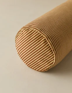 Striped Velvet Long Bolster Pillow by Sarah Sherman Samuel
