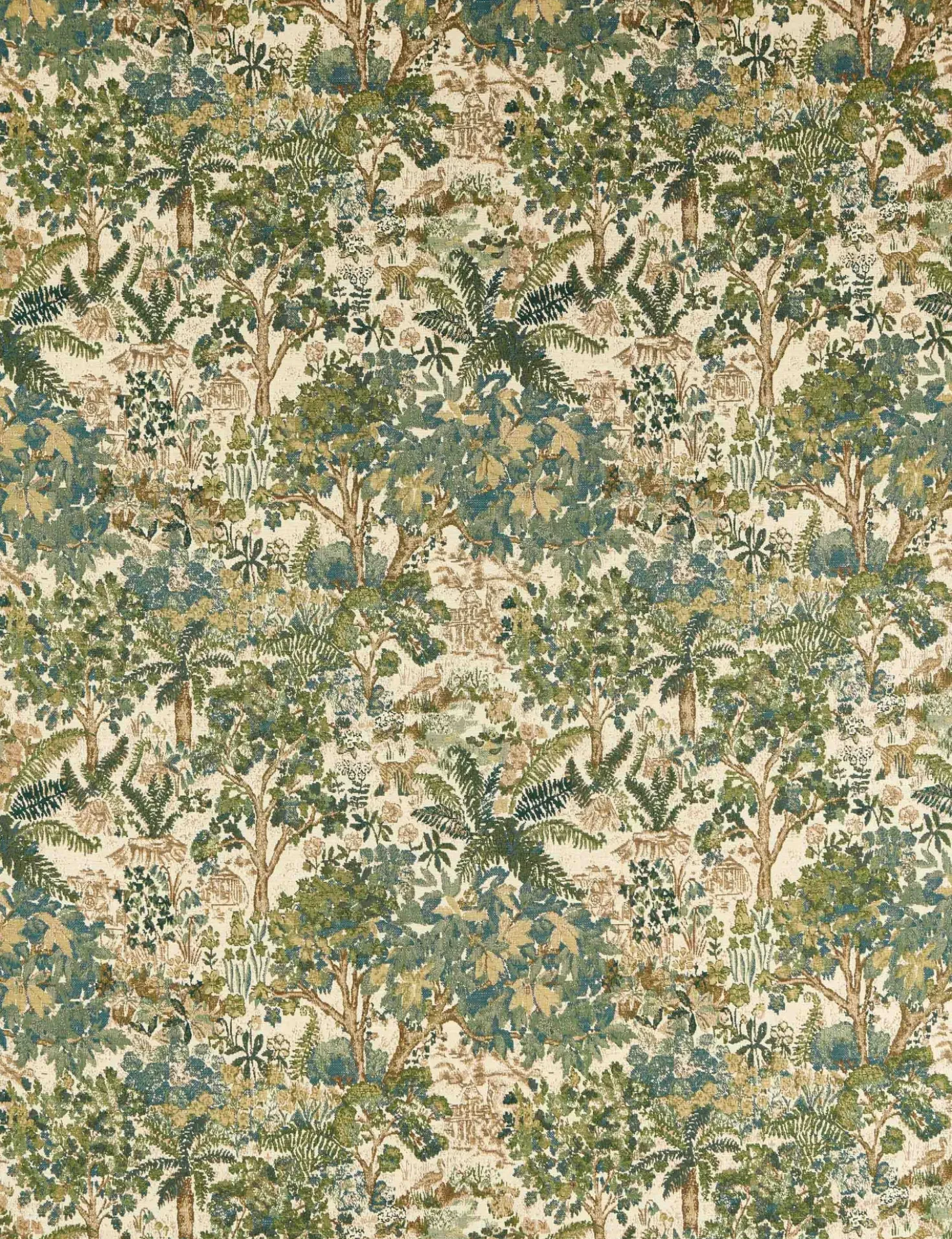 Stumpery Tapestry Cotton Fabric by Sanderson