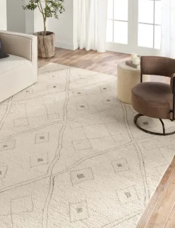 Sunisa Hand-Tufted Wool Moroccan-Style Rug