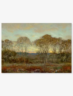 Sunset Print by Dwight William Tryon