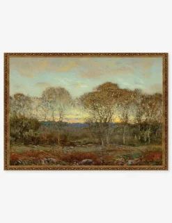 Sunset Print by Dwight William Tryon