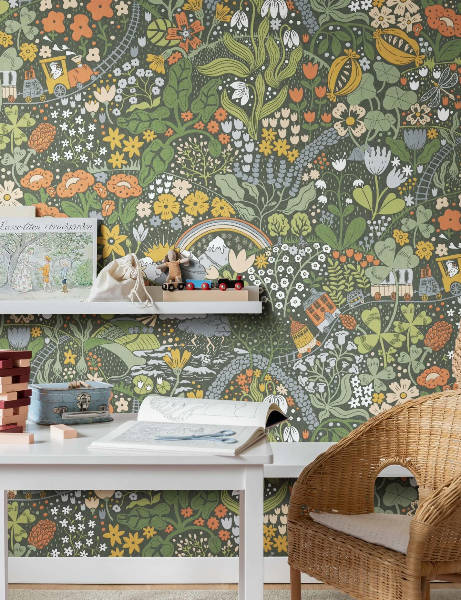 Taget Wallpaper Mural by Lina Schnaufer