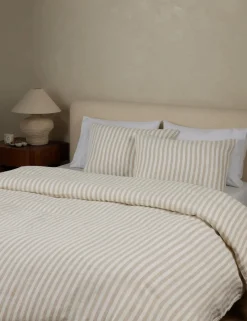 Thayer Striped European Flax Linen® Sham