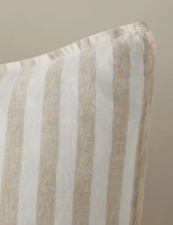 Thayer Striped European Flax Linen® Sham