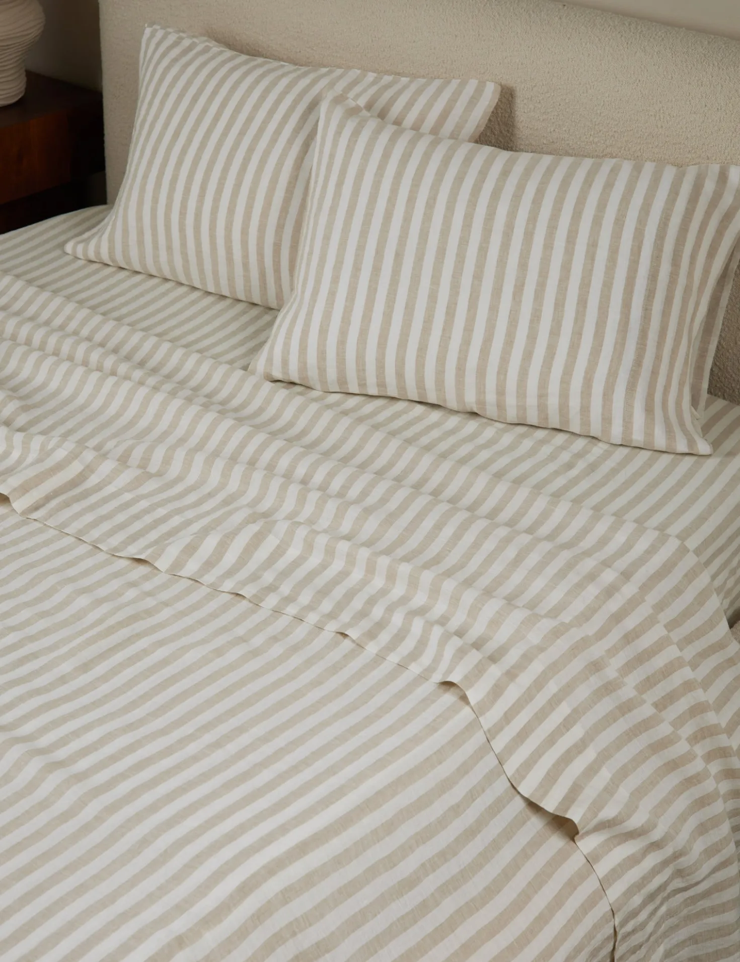 Thayer Striped European Flax Linen® Sheet Set
