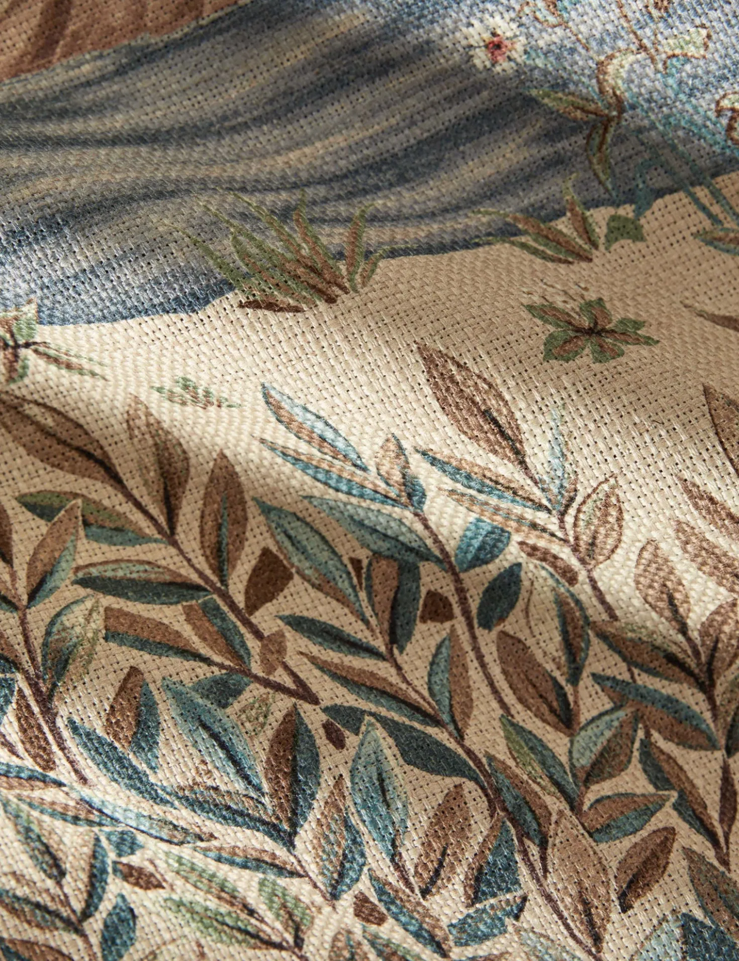 The Brook Tapestry Viscose Fabric by Morris & Co.