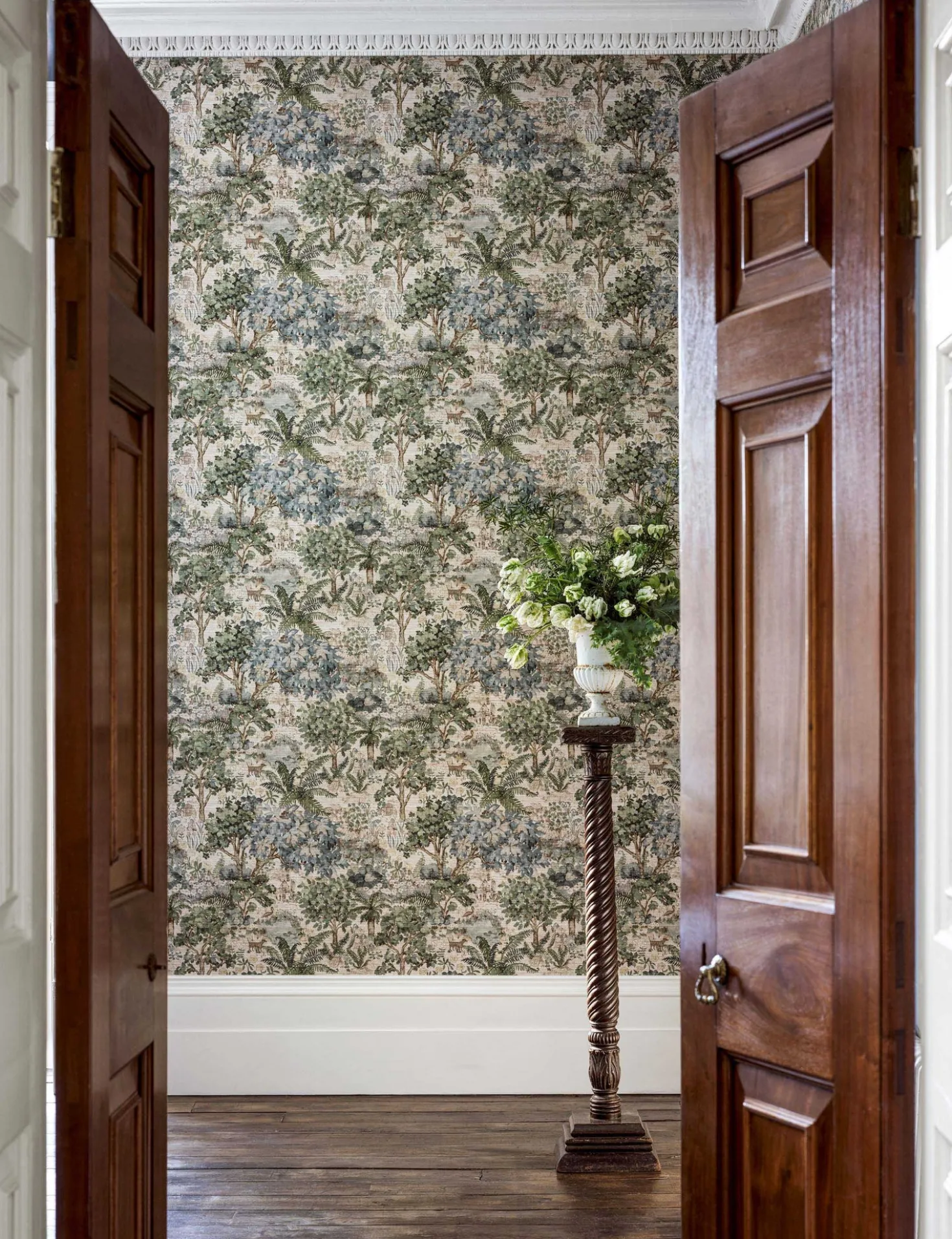 The Stumpery Wallpaper by Sanderson