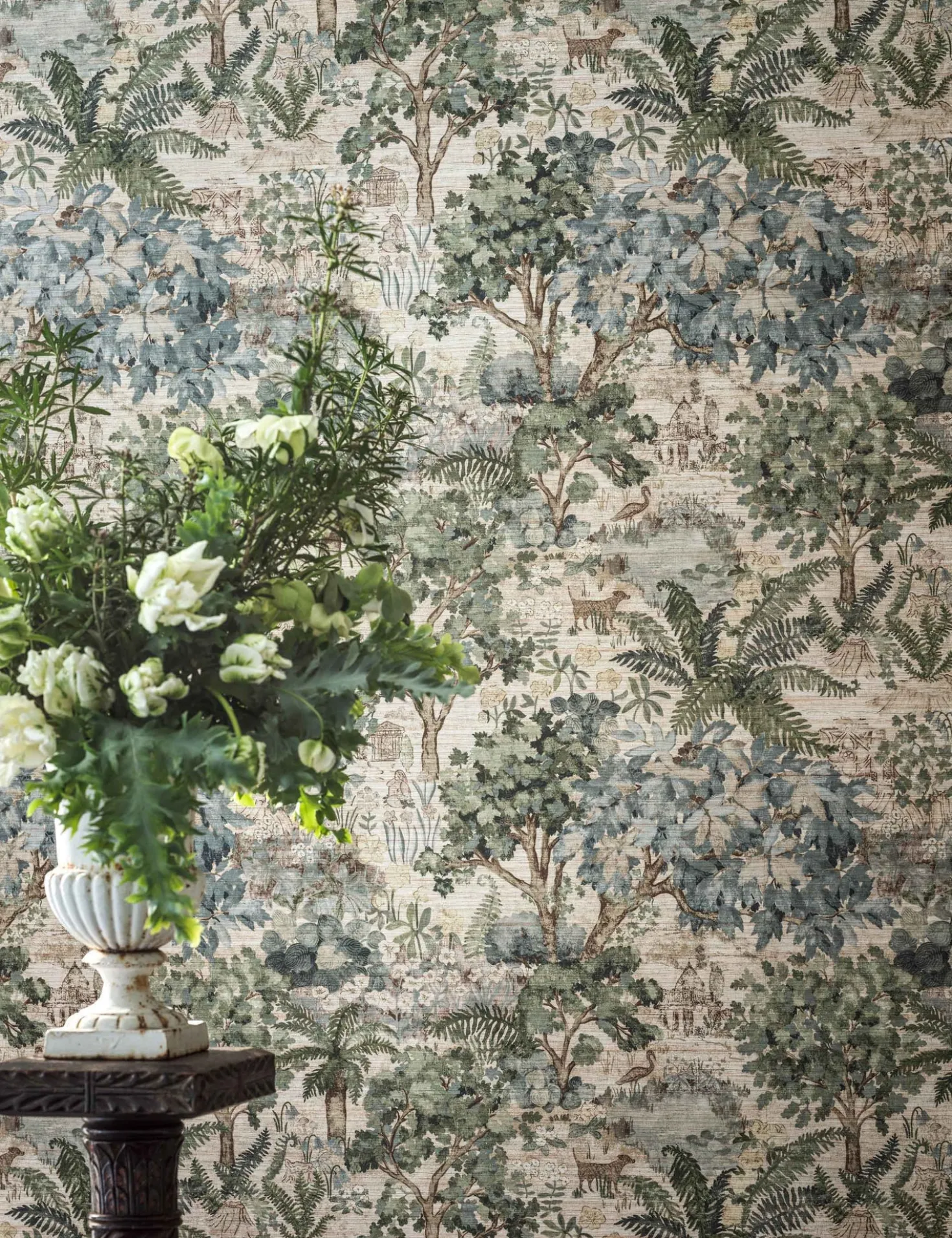 The Stumpery Wallpaper by Sanderson