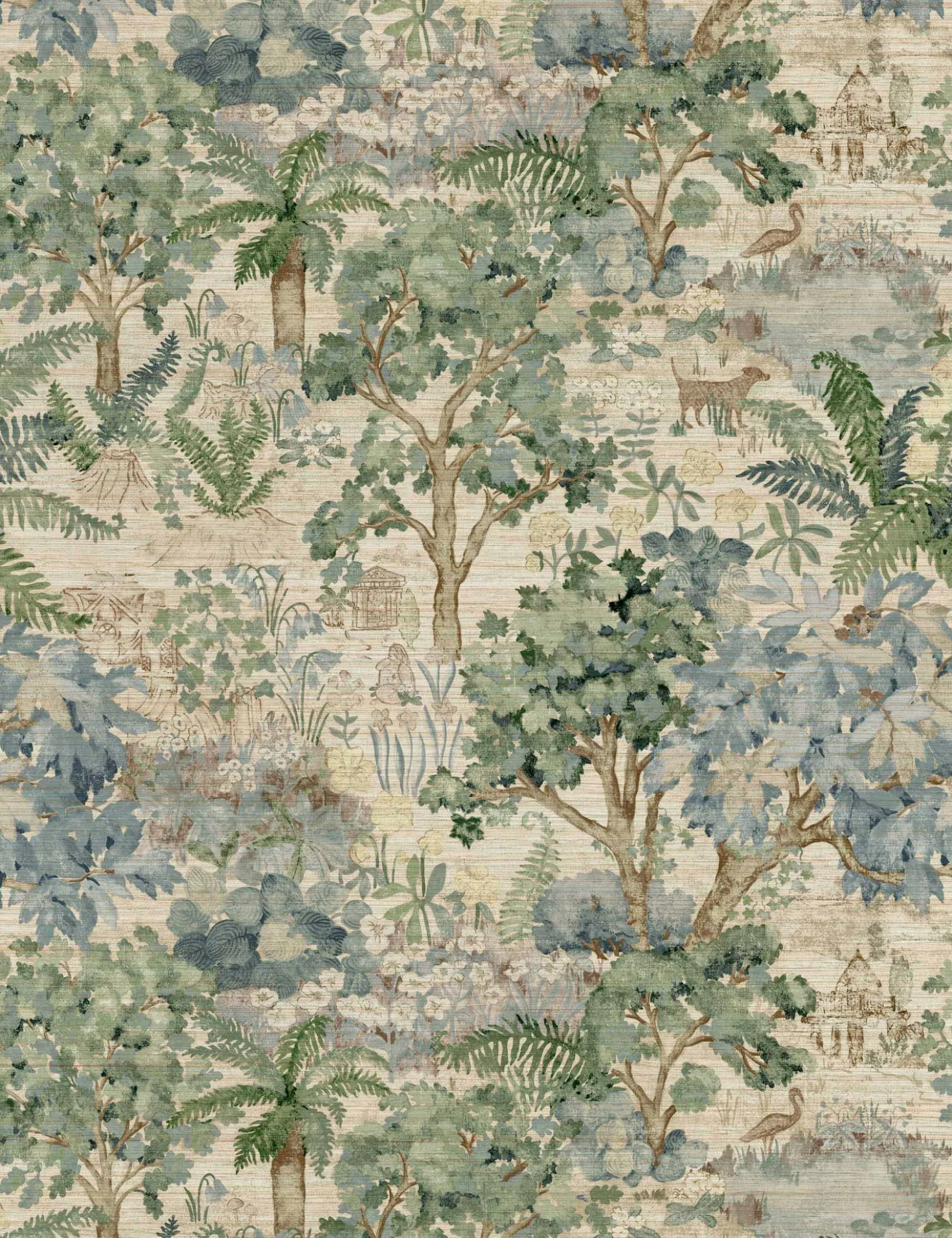 The Stumpery Wallpaper by Sanderson