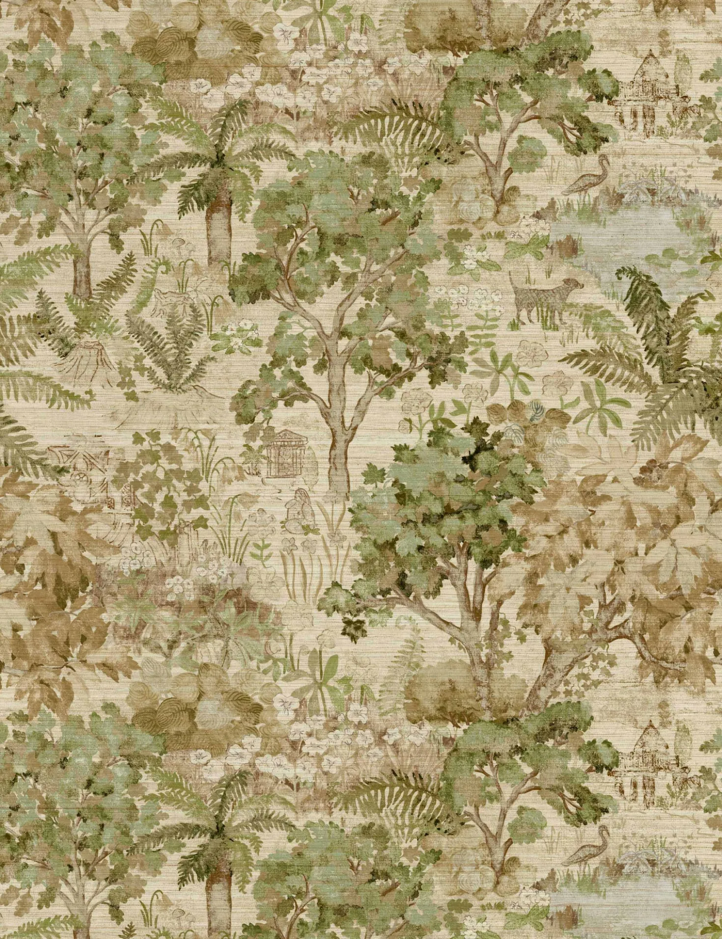 The Stumpery Wallpaper by Sanderson