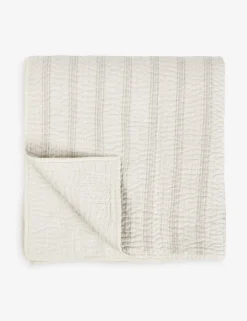 Tiah Linen-Blend Quilt