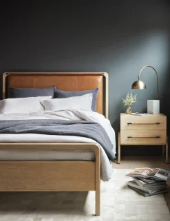 Tierney Leather Bed