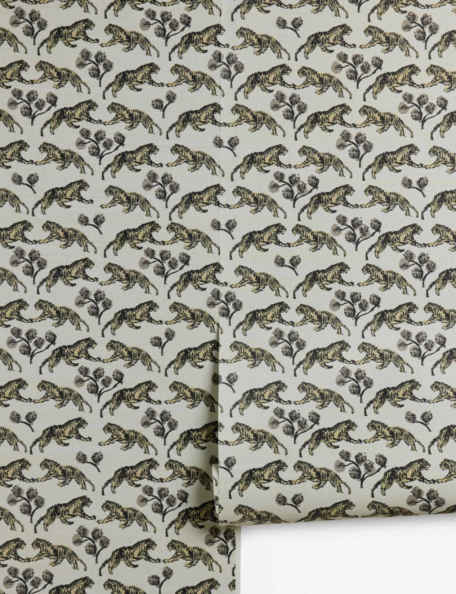 Tiger Grasscloth Wallpaper by Sarah Sherman Samuel