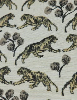 Tiger Grasscloth Wallpaper by Sarah Sherman Samuel
