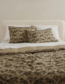 Tiger Hemp Duvet Cover by Sarah Sherman Samuel