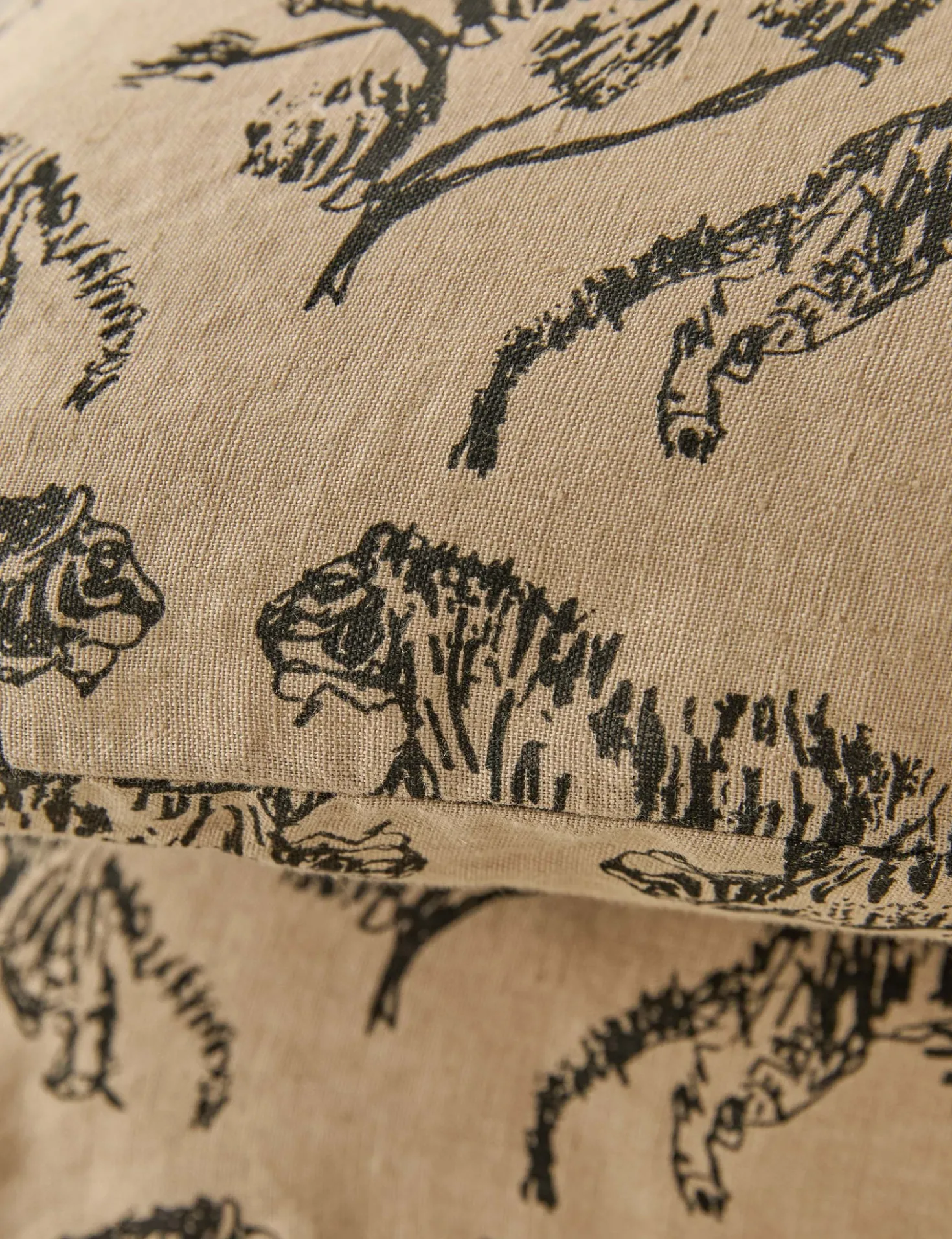 Tiger Hemp Pillowcase (Set of 2) by Sarah Sherman Samuel