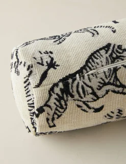 Tiger Jacquard Bolster Pillow by Sarah Sherman Samuel