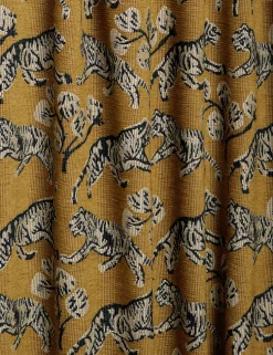 Tiger Jacquard Curtain Panel by Sarah Sherman Samuel