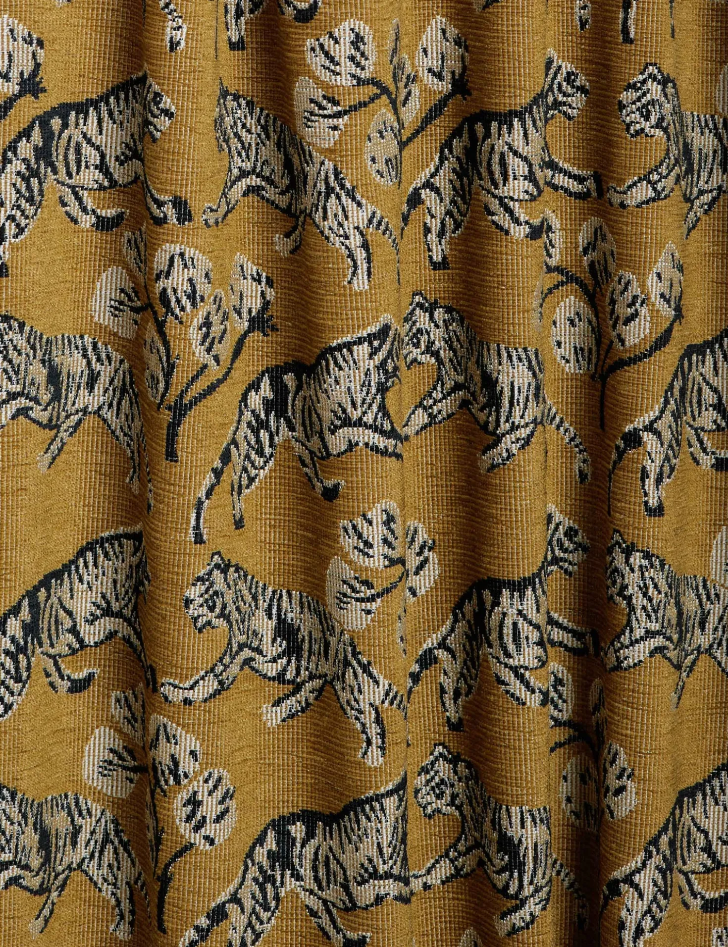 Tiger Jacquard Curtain Panel by Sarah Sherman Samuel