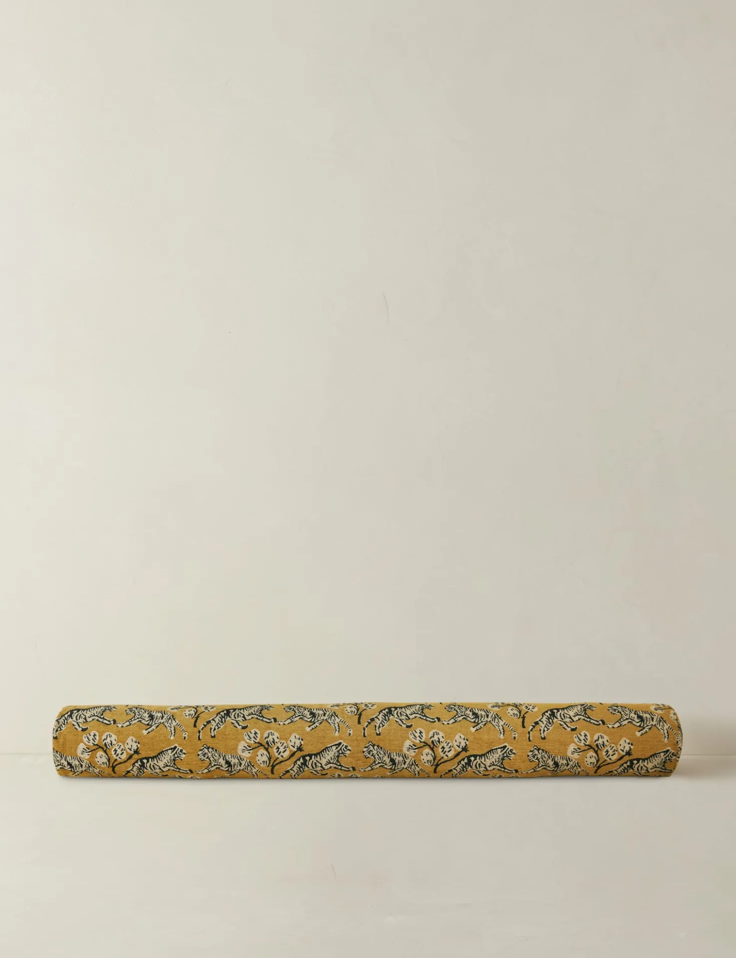 Tiger Jacquard Long Bolster Pillow by Sarah Sherman Samuel
