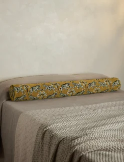 Tiger Jacquard Long Bolster Pillow by Sarah Sherman Samuel