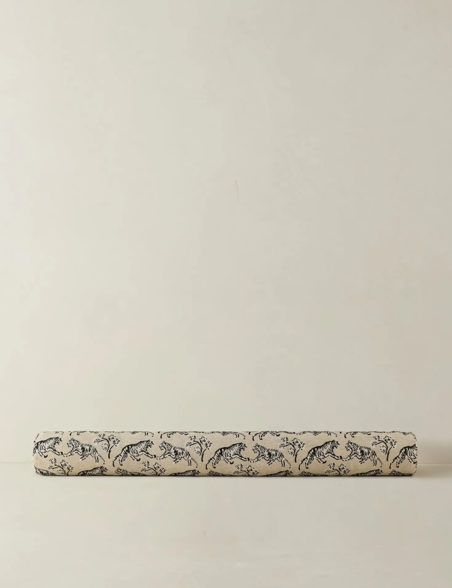 Tiger Jacquard Long Bolster Pillow by Sarah Sherman Samuel