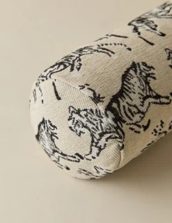 Tiger Jacquard Long Bolster Pillow by Sarah Sherman Samuel