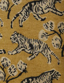 Tiger Jacquard Pillow by Sarah Sherman Samuel