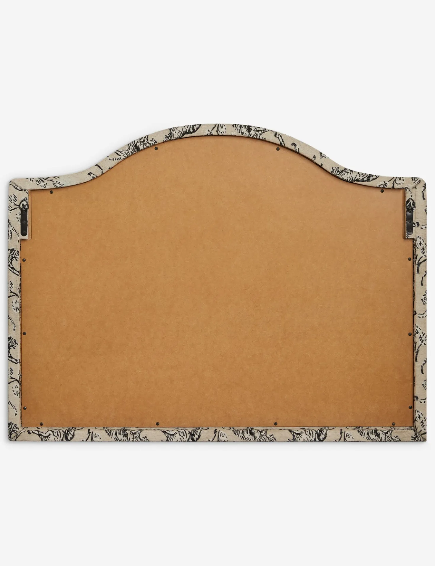 Tiger Upholstered Mantel Mirror by Sarah Sherman Samuel