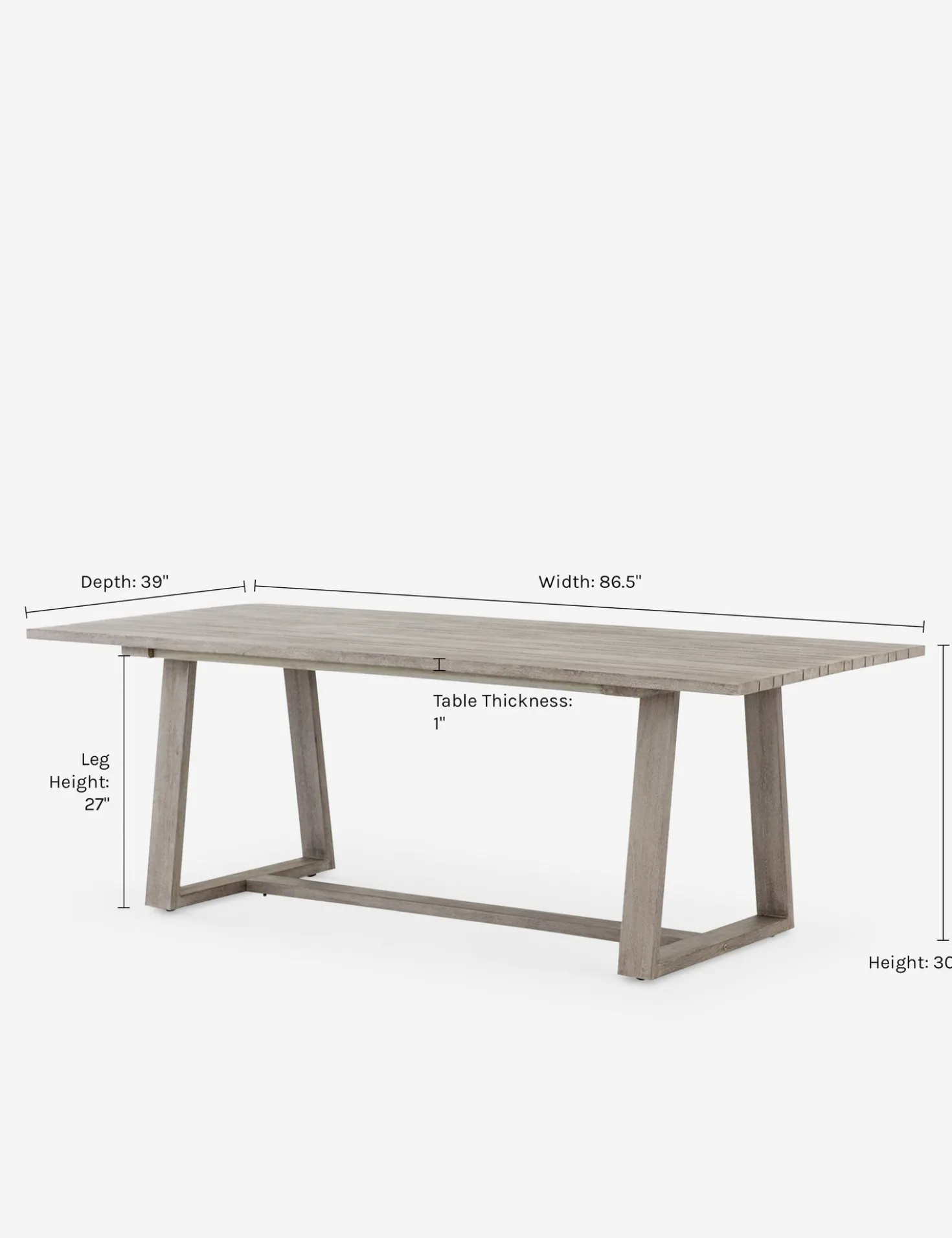 Tika Indoor / Outdoor Dining Table