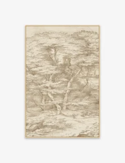 Toile in Neutral Wall Art Diptych Wall Art (Set of 2)