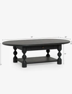 Topia Oval Coffee Table by Ginny Macdonald