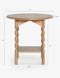 Topia Round Side Table by Ginny Macdonald