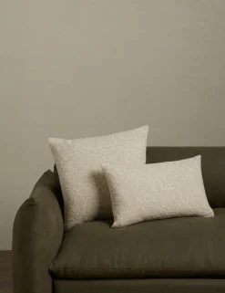 Topos Embroidered Pillow by Élan Byrd