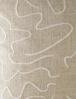 Topos Embroidered Pillow by Élan Byrd